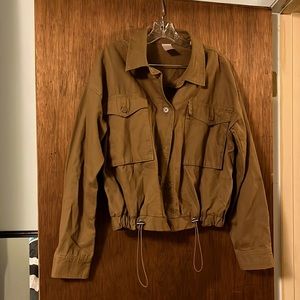 Lightweight brown jacket